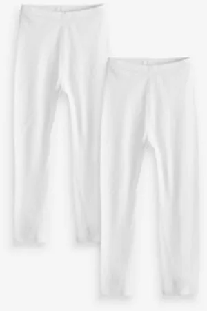 Next Leggings 2er-Pack Kind To hautfreundlicher Leggings (2-tlg) weiß 5-6 Jahre