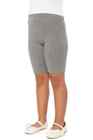 Merry Style Leggings Mädchen Kurze Hose Radlerhose MS10-227 (1-tlg) aus Baumwolle grau 122