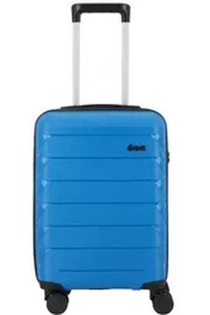 D&N D&N Handgepäck-Trolley Travel Line, 4 Rollen, Polypropylen blau