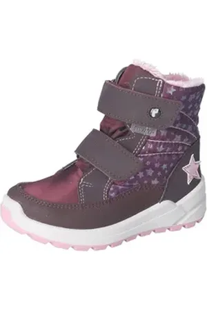 Ricosta Gisa WMS: normal Klettstiefel Kindergartenschuh, Winterstiefel mit wasserdichter Sympatex Membran lila 26 EU