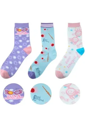 Cinereplicas Socken Harry Potter Socken 3er-Pack Luna Lovegood (3-Paar)
