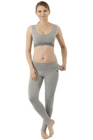 ALBERT KREUZ Leggings Yogaleggings Highwaist atmungsaktiv (1-tlg) grau L