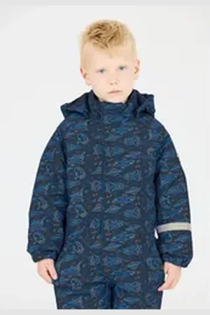 ZigZag Schneeoverall Tower mit wasser- und winddichter TPU-Membran blau|rot 92