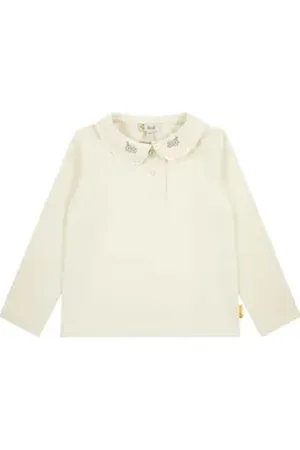 Steiff Poloshirt Poloshirt langarm Bohemian grau 116
