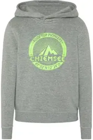 CHIEMSEE Kapuzensweatshirt Hoodie mit Label-Mountain-Print 1 grau 122/128