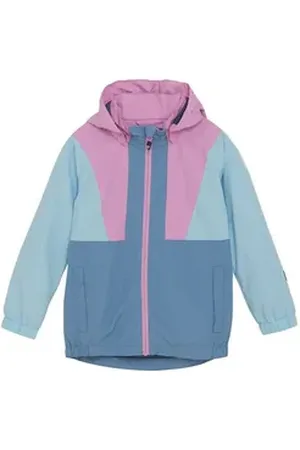 Color Kids Windbreaker COJacket - Colorblock niedliche Kinderjacke lila 140
