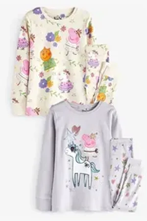 Next Pyjama 2er Pack lizenzierte Schlafanzüge (4 tlg) lila 80-86 (12-18 Mon.)