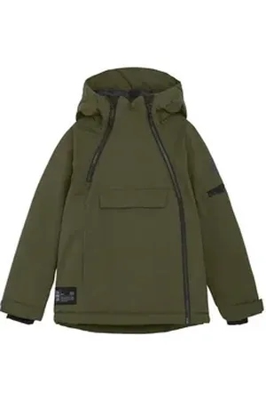 Color Kids Trainingsjacke COJr. Ski Jacket - Solid stylische Übergangsjacken grün 140