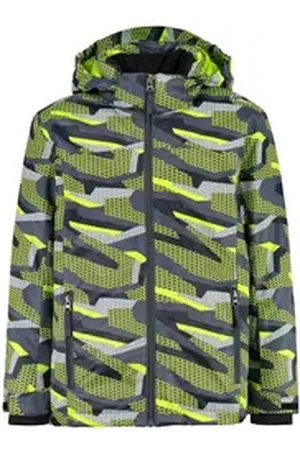 CMP Skijacke Jungen Skijacke Boy Jacket Snaps Hood 39W1924 gelb 104