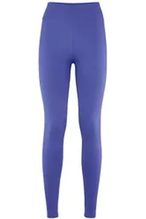 hessnatur Leggings Medium Cut ACTIVE LIGHT aus Bio-Baumwolle (1-tlg) blau|lila XL/l