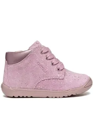 Geox Schnürschuhe B Macchia Girl B464PA 077AJ C8011 Rosa Schnürschuh rosa 21 EU