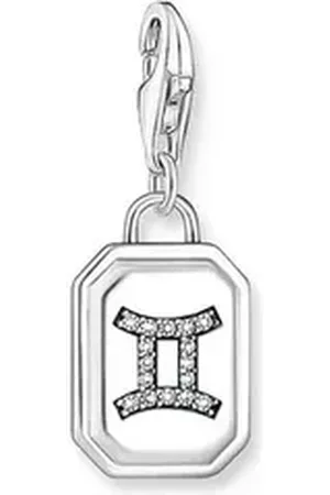 Thomas Sabo Kette mit Anhänger Charm-Anhänger Zwillinge Zeichen (Set) silberfarben