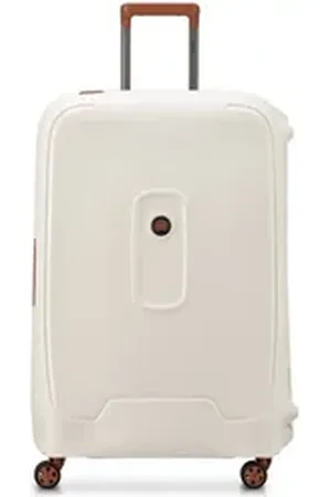Delsey Paris Hartschalen-Trolley Moncey, 4 Rollen, Polypropylen beige|weiß