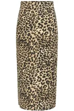 JDY Bleistiftrock IVY MIDI PENCIL SKIRT JRS DIA - Modischer Damenrock braun S