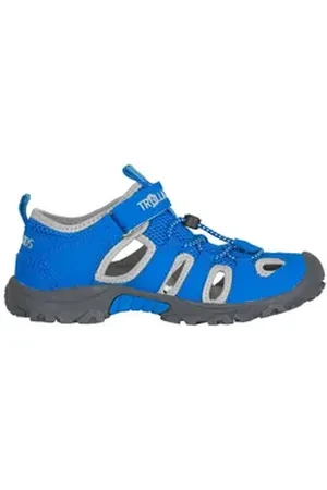TROLLKIDS Kristiansand Outdoorsandale blau|grau 28 EU