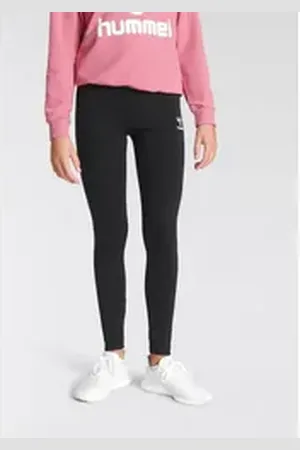 Hummel Leggings für Kinder für Kinder schwarz 134