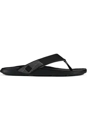 Olukai Mens Tuahine - Leder-Zehenstegsandalen Herren Sandale 40