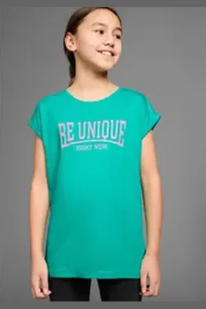 Kidsworld T-Shirt Be unique - right now kurzärmelig, bedruckt, Rundhalsausschnitt 176/182