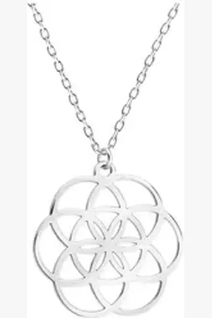 Sofia Milani Kette mit Anhänger Blumen Ornamenten, 925 Silber Damen Schmuck - N0782 silberfarben