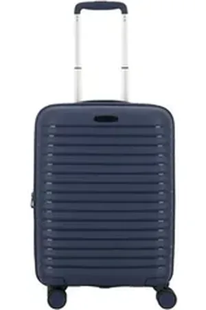 D&N D&N Handgepäck-Trolley Travel Line, 4 Rollen, Polypropylen blau