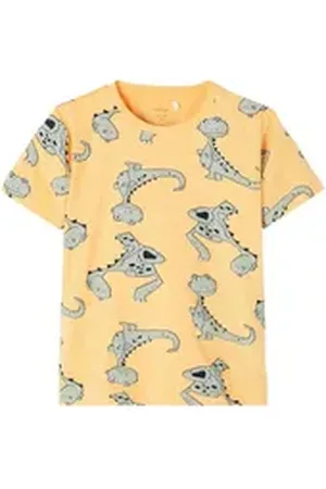 NAME IT T-Shirt NMMJESAN (1-tlg) Tiermotive orange 122-128