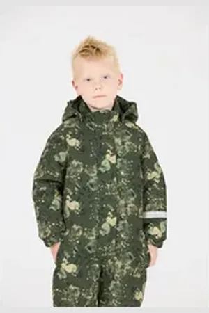 ZigZag Schneeoverall Tower mit wasser- und winddichter TPU-Membran grün|rot 92