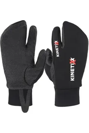 KinetiXx Langlaufhandschuhe Dreifinger-Langlaufhandschuh Sol X-Warm Trigger, (schwarz, weiß, berry) rot 8