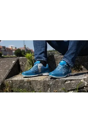 HAIX CONNEXIS Air low blau/silber Wanderschuh blau|silberfarben 10,5