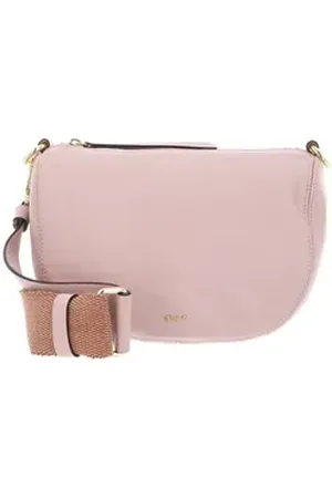 Abro+ Umhängetasche Crossbodybag Mina, aus echtem Rindsleder rosa