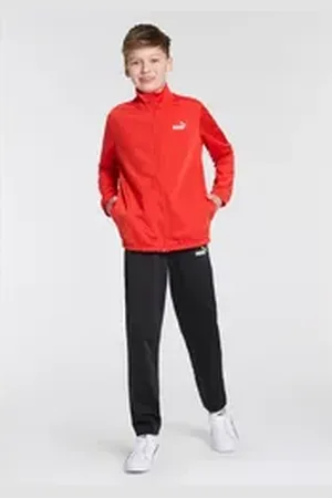 PUMA Trainingsanzug POLY SUIT B (2-tlg) rot 140