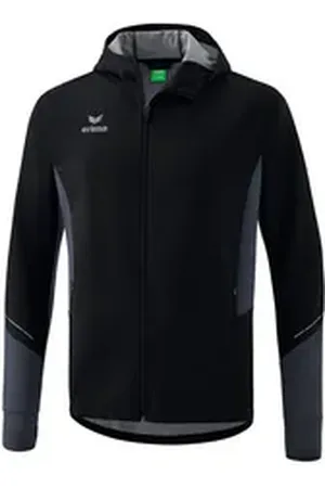 Erima Laufjacke RACING Running Jacke Kinder Leichtes, wasserabweisendes Material rot|schwarz 152