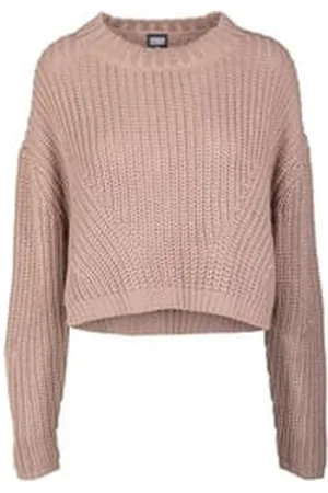 Urban classics Rundhalspullover Damen Ladies Wide Oversize Sweater (1-tlg) beige XXL