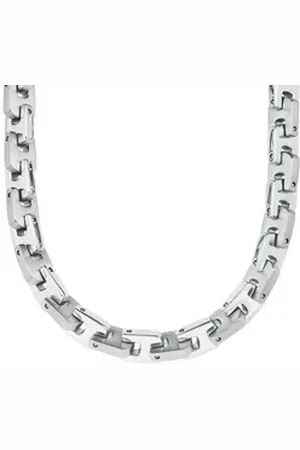 QS by s.Oliver Edelstahlkette Collier für Herren, Edelstahl (Collier, 1-tlg., Collier) silberfarben