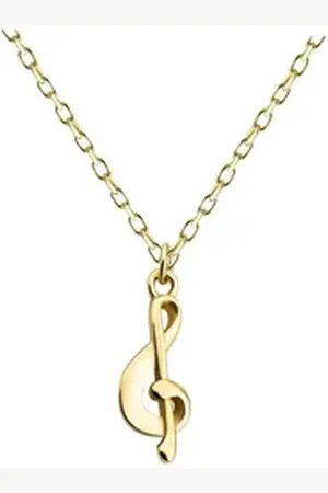 Sofia Milani Kette mit Anhänger Violinschlüssel, 925 Silber Damen Schmuck - N0630 silberfarben