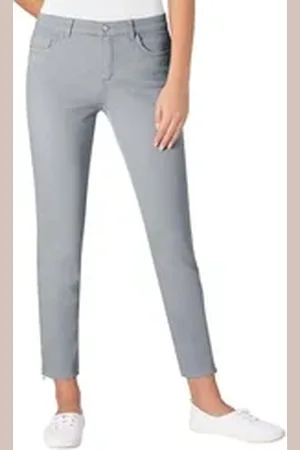 ASCARI Bequeme Jeans Stretch-Jeans grau|weiß 23