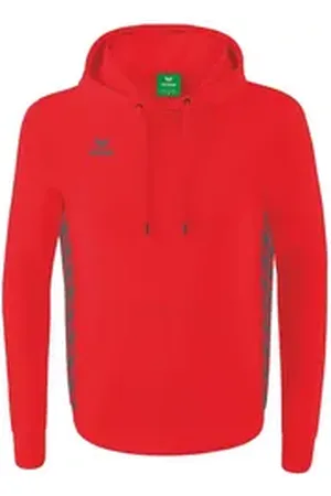 Erima Trainingsjacke Essential Team Kapuzensweat rot M