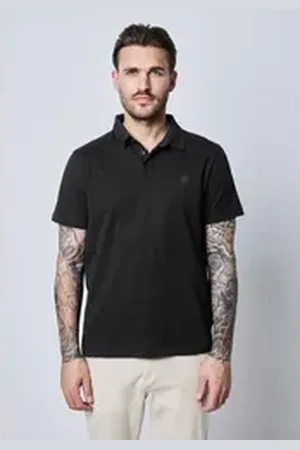 Street one MEN Poloshirt aus reiner Baumwolle schwarz L (42)