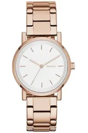 DKNY Quarzuhr Edelstahl goldfarben