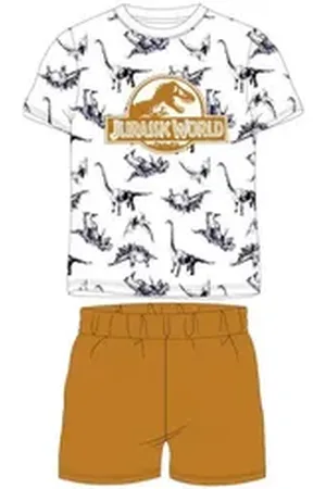 Jurassic World Pyjama Pyjama, Kurz, weiß-blau & weiß-gelb (Set, 2 tlg) gelb 134/140
