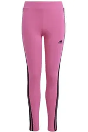 adidas Performance Leggings Mädchen Leggings Essentials 3S Cotton Leggings rosa 152
