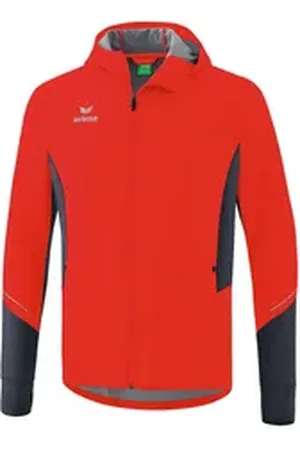 Erima Laufjacke RACING Running Jacke Kinder Leichtes, wasserabweisendes Material rot 164