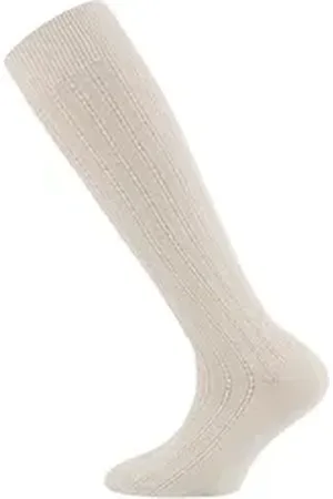 Ewers Kniestrümpfe Kniestrümpfe Glitzer/Rippe beige 23-26