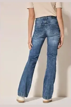 CECIL Gerade Jeans 5-Pocket-Style blau 36