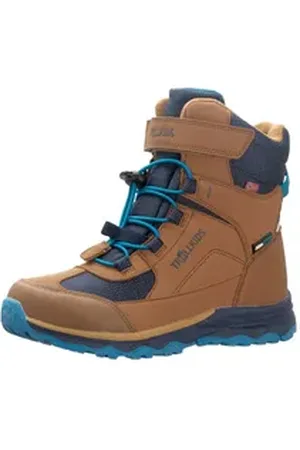 TROLLKIDS Hafjell Winterboots Wasserdicht blau|braun 28 EU