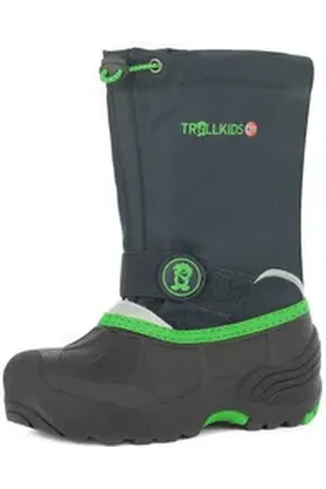 TROLLKIDS Telemark Winterstiefel Wasserdicht blau|grün 33 EU