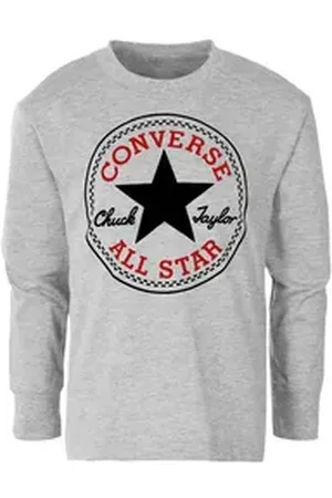 Converse Langarmshirt CNVB CHUCK PATCH LS TEE (1-tlg) für Kinder grau 128