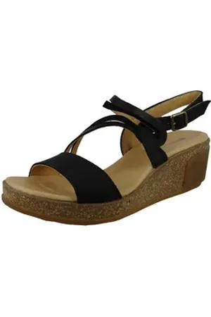 El Naturalista N5019 Leaves Black Sandale schwarz 41 EU