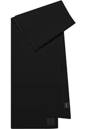 HUGO BOSS Modeschal Herren Schal Wolle Foxon-1 schwarz