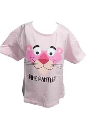 THE PINK PANTHER T-Shirt Mädchen T-Shirt, Rosa oder Farbklecks, Gr. 134–164 rosa 140