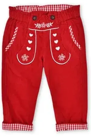 BONDI Trachtenkleid Trachtenhose Baby/Kleinkind - HERZERL - rot rot 110